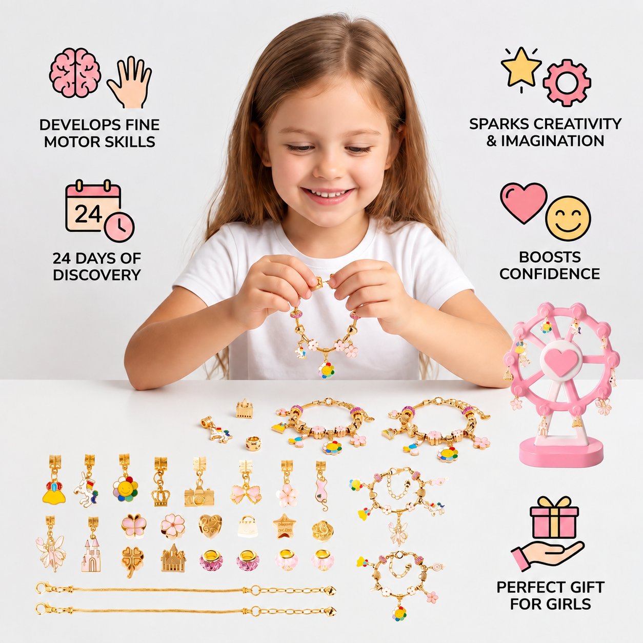 Princess DIY Jewelry & Bracelet Making Advent Calendar
