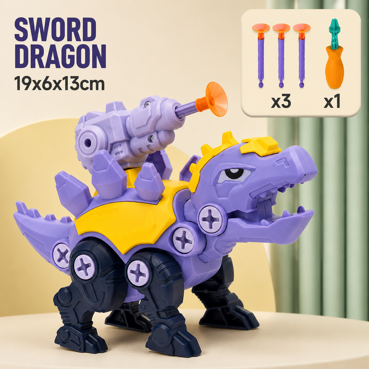 DIY Build & Transform Dinosaur Egg Toy