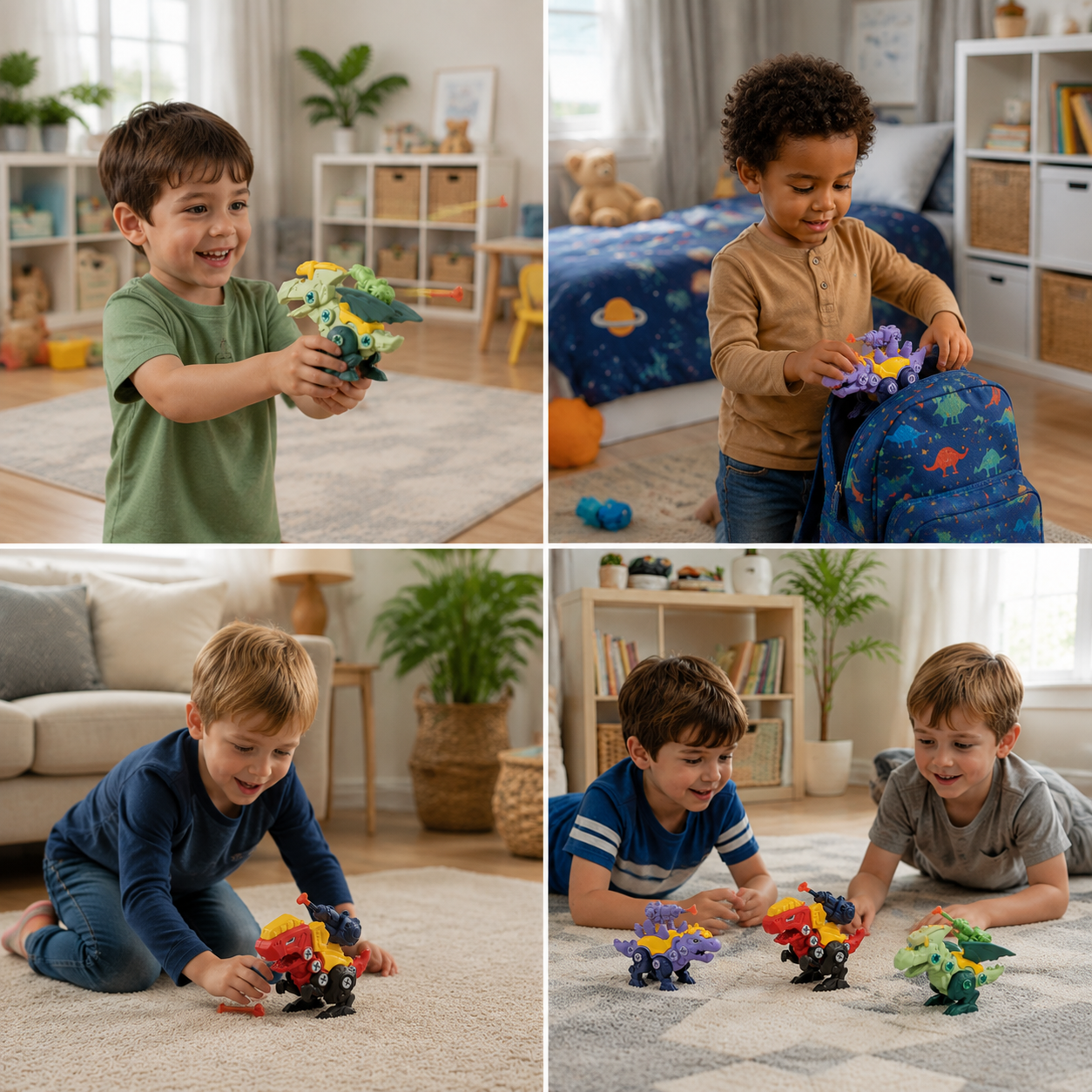 DIY Build & Transform Dinosaur Egg Toy