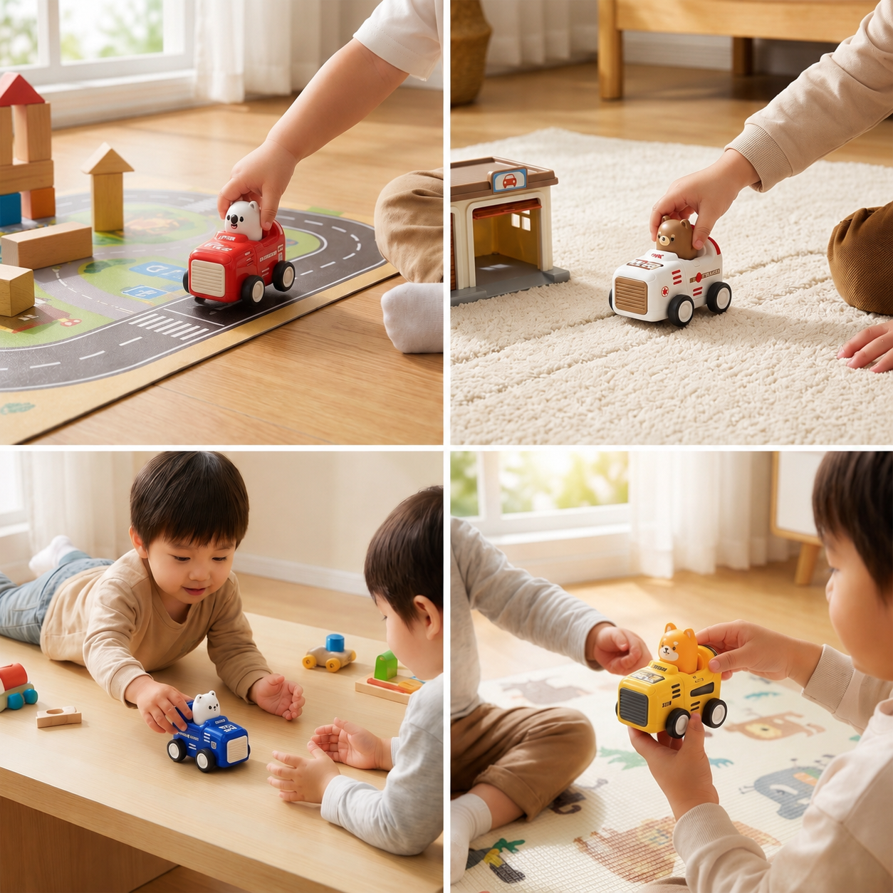 Press & Go Animal Airplane & Truck Toy for Kids