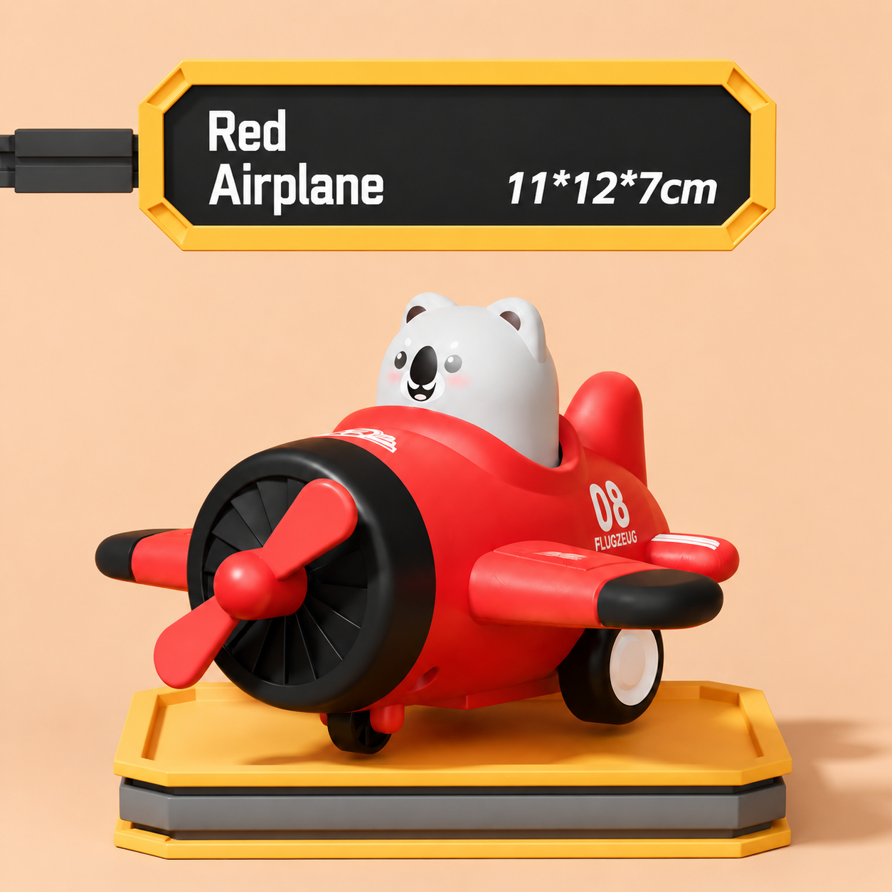 Press & Go Animal Airplane & Truck Toy for Kids