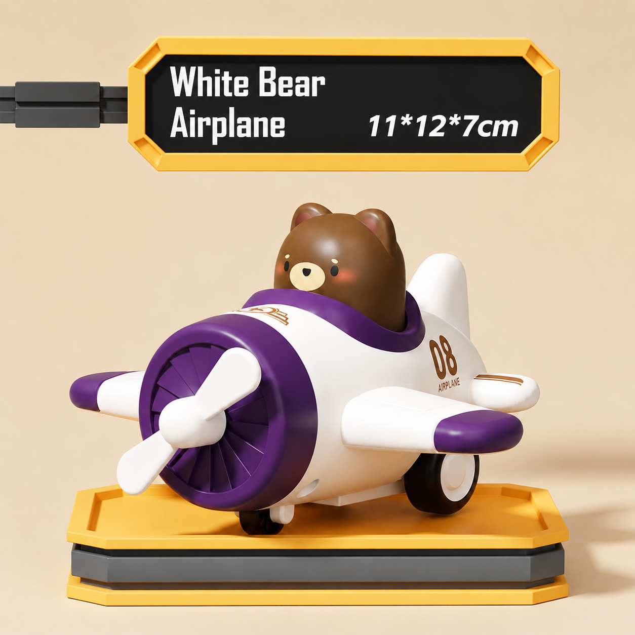 Press & Go Animal Airplane & Truck Toy for Kids
