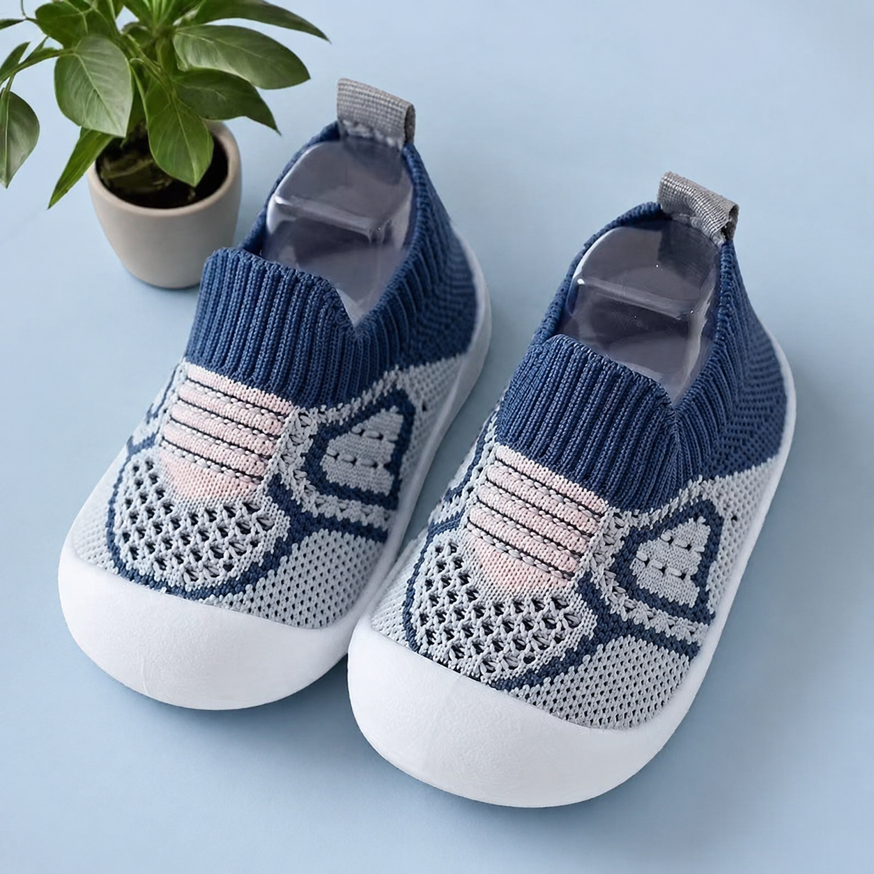 Soft Knit Anti-Slip Baby Sock Shoes for First Steps