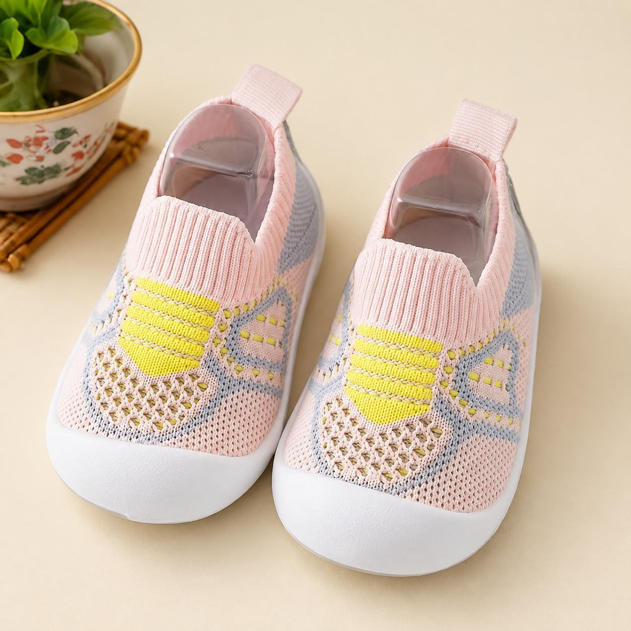 Soft Knit Anti-Slip Baby Sock Shoes for First Steps