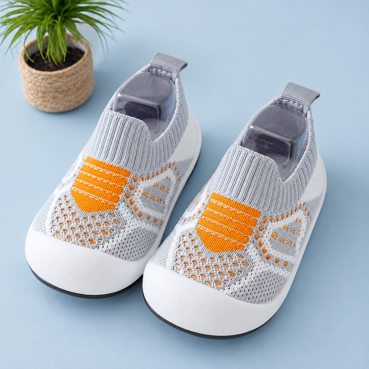 Soft Knit Anti-Slip Baby Sock Shoes for First Steps