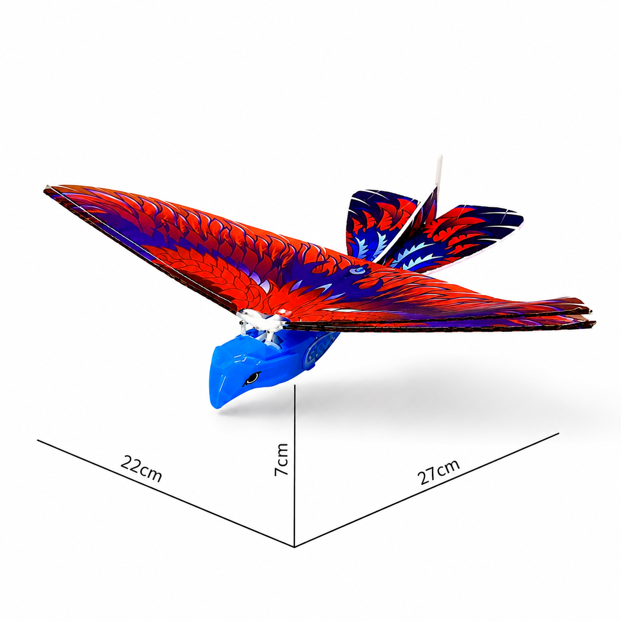 Remote Control Flapping-Wing Flying Bird Toy for Kids