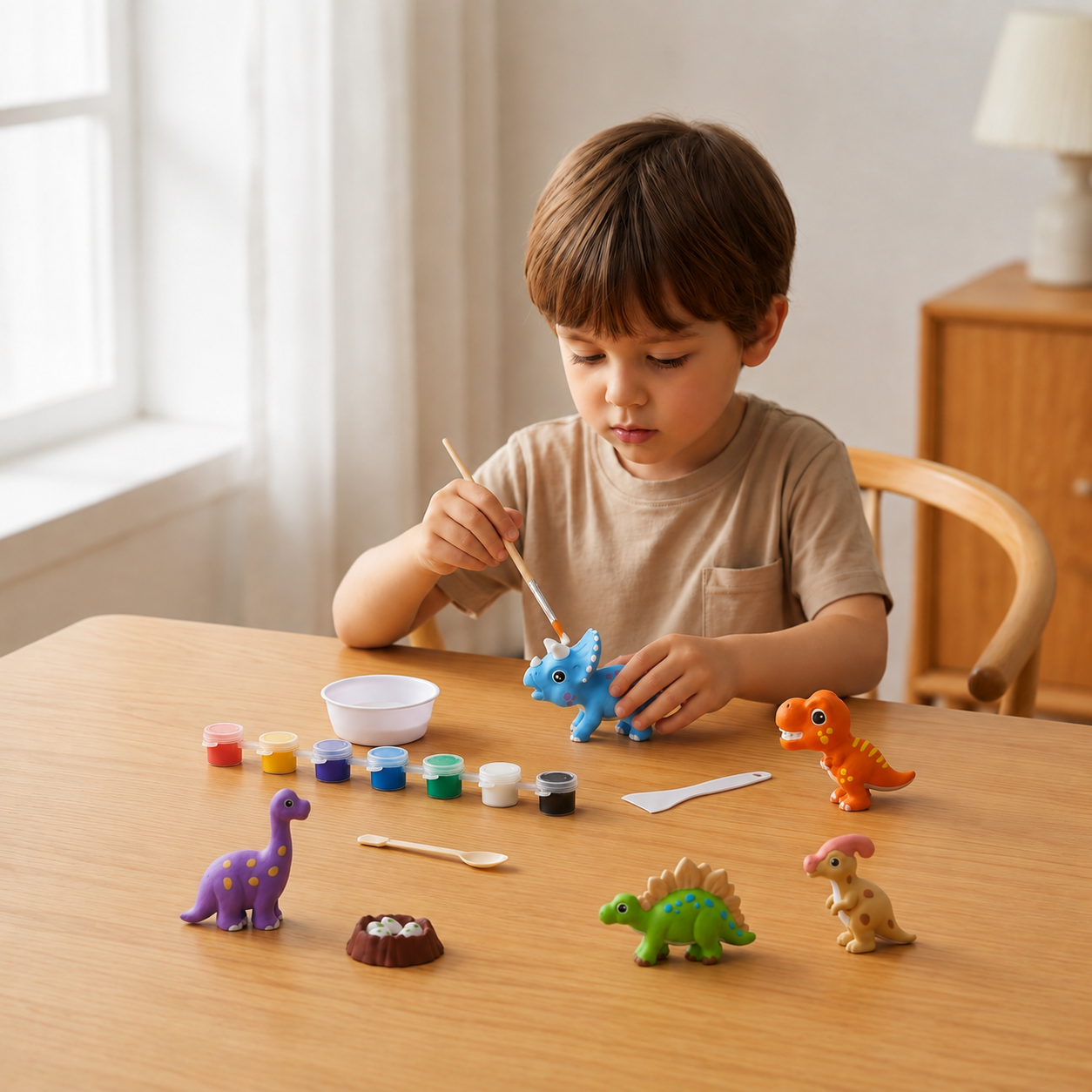 DIY Animal Plaster Painting Kit – Mold, Paint & Create Craft Set for Kids