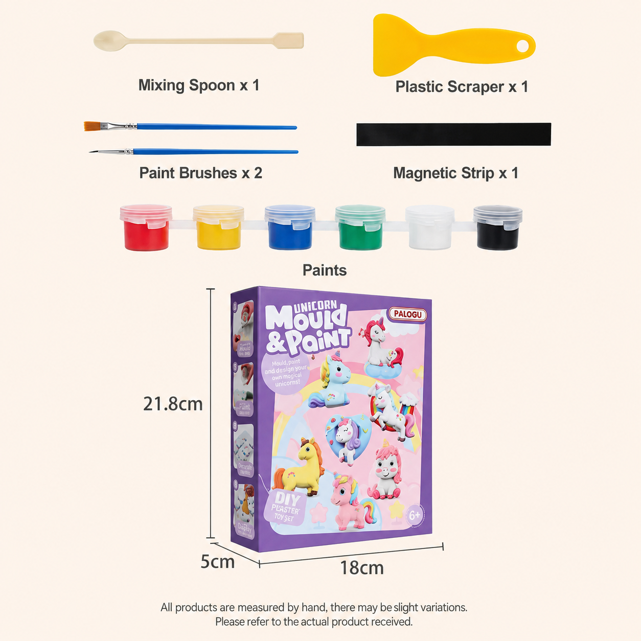 DIY Animal Plaster Painting Kit – Mold, Paint & Create Craft Set for Kids