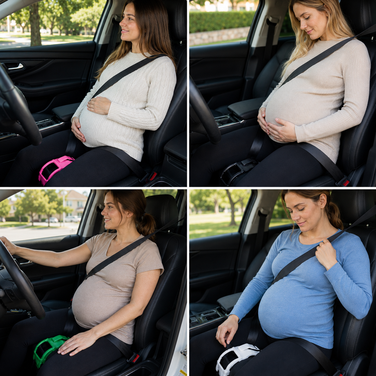 Car Travel Maternity Belly Support Strap – Adjustable & Comfortable Pregnancy Support