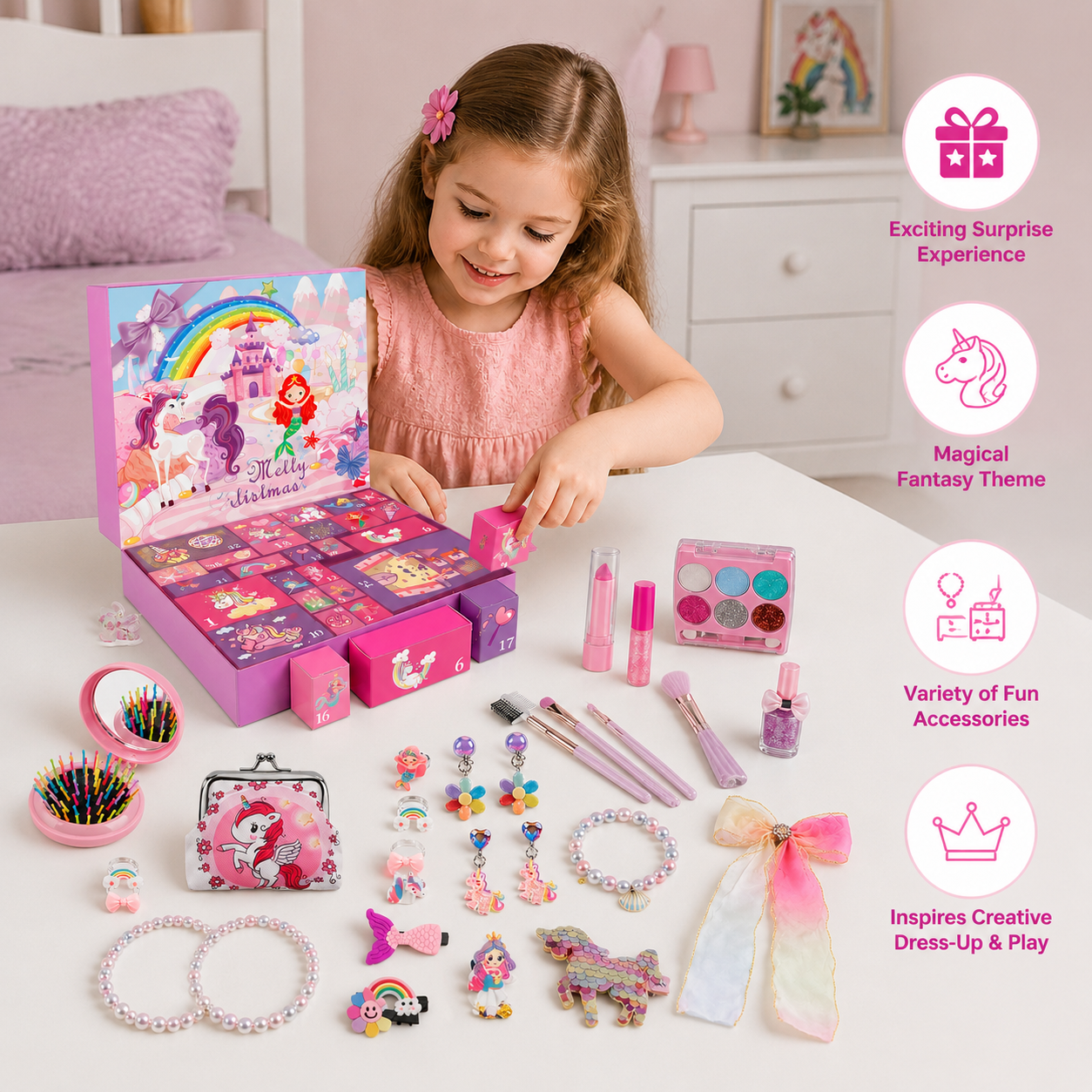 Unicorn & Princess Surprise Advent Calendar for Girls