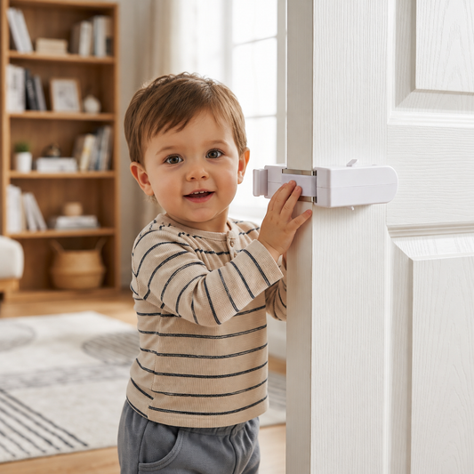 No-Drill Child Safety Door Lock