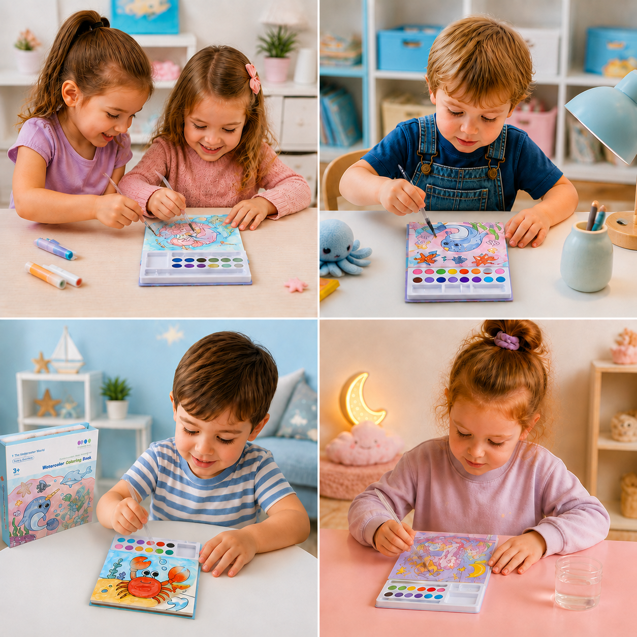 All-in-One Watercolour Painting Book