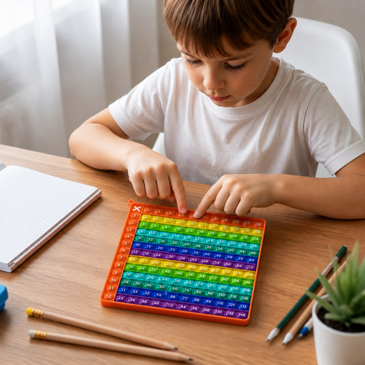 Rainbow Pop Math – Multiplication Fidget Learning Toy