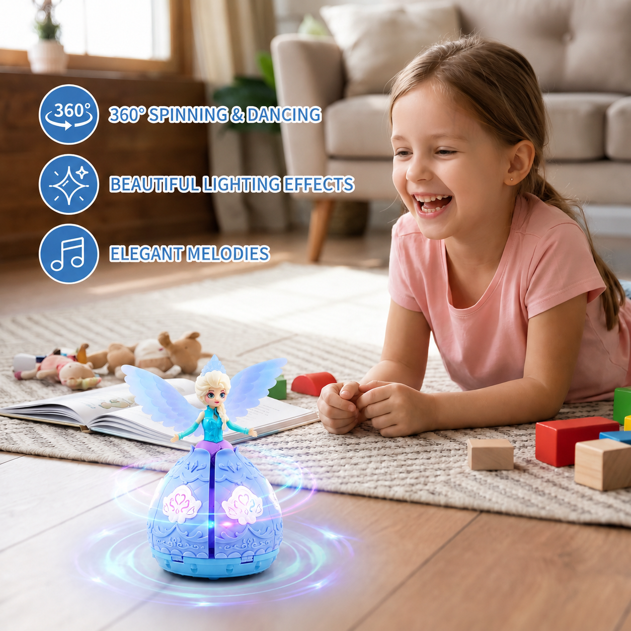 Magical Bloom Dancing Princess Doll