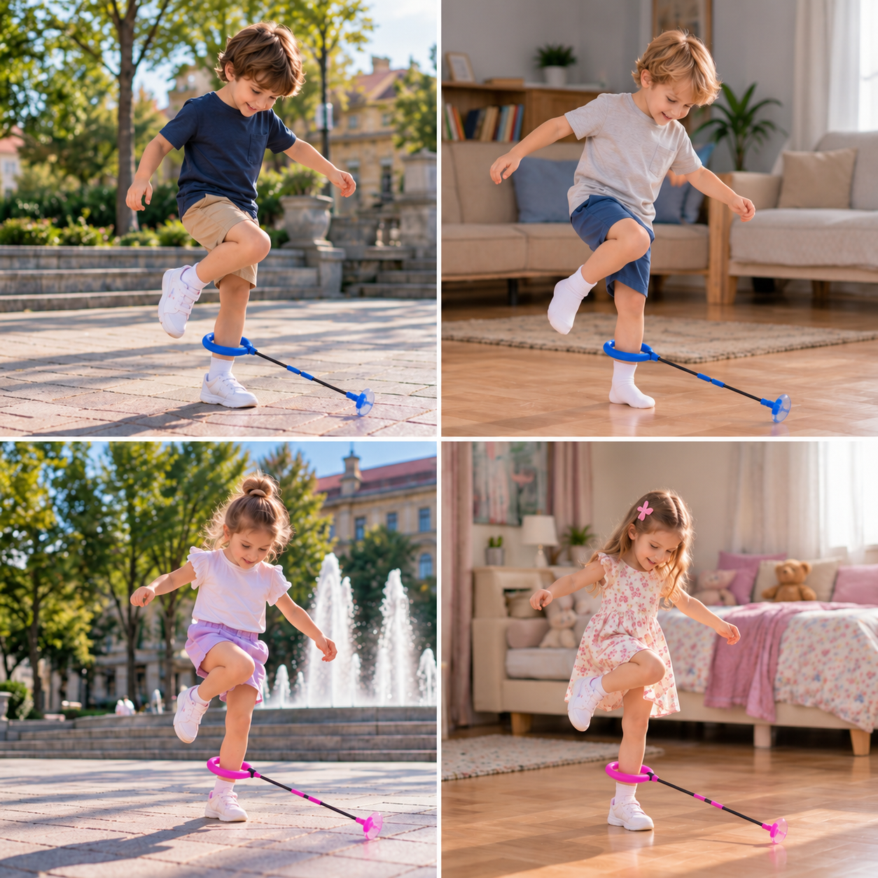 3-in-1 LED Skip Ball with Jump Counter & Timer for Kids
