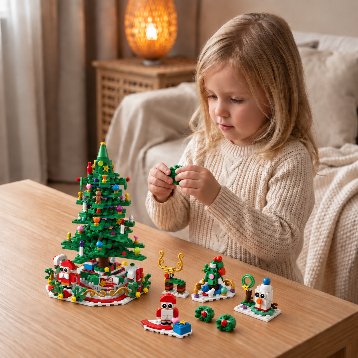 Christmas Tree Building Blocks Advent Calendar for Kids