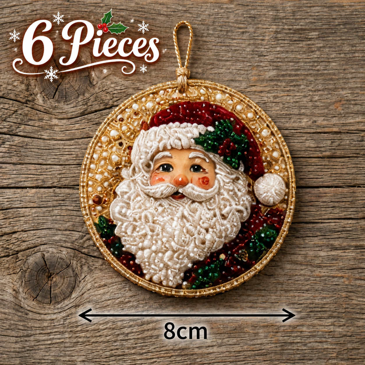 DIY Christmas Diamond Painting Ornament Kit – Festive Tree Hanging Decorations