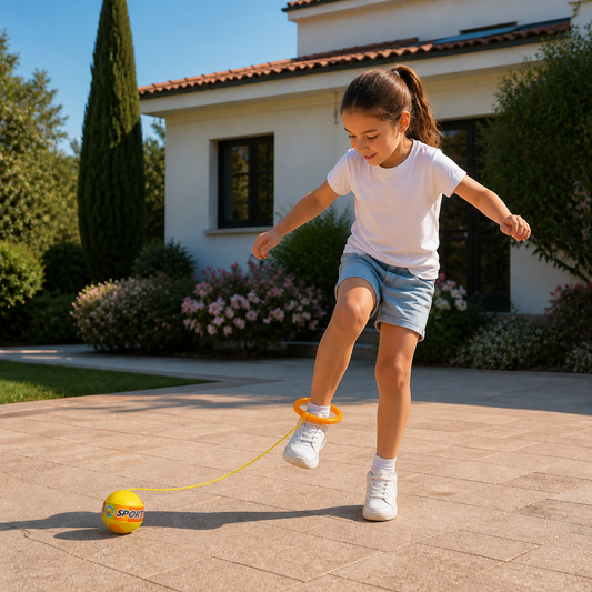 Interactive Skip Ball Ankle Swing Toy for Kids