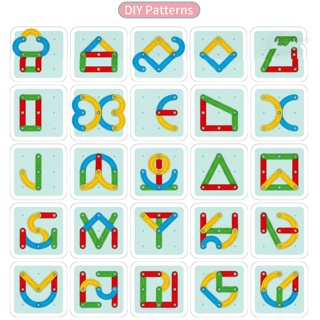Educational Magnetic Letter & Number Building Set
