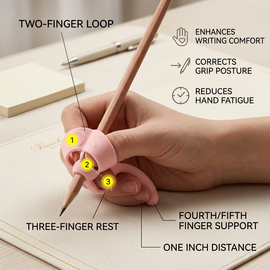 Ergonomic Silicone Pencil Grips