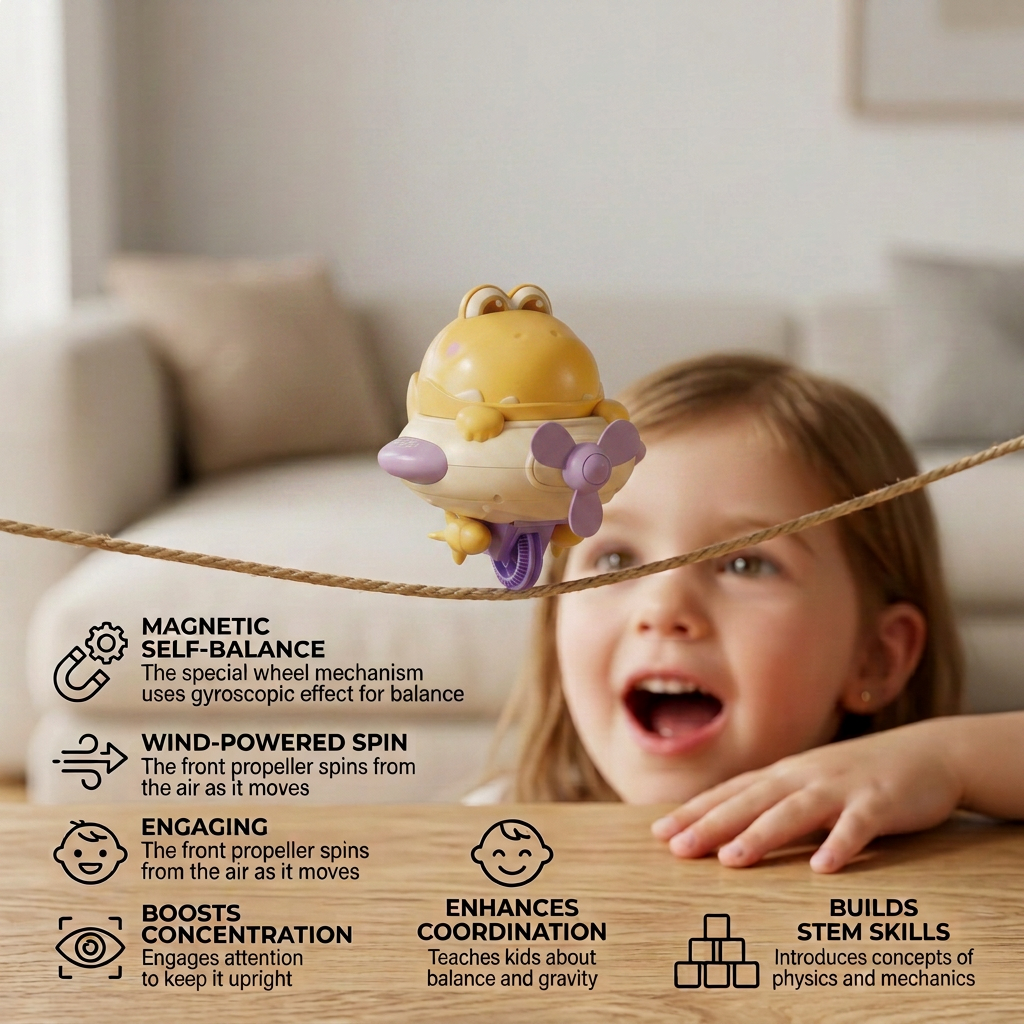 Dino Balance Spinner Toy for Kids