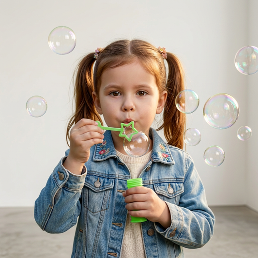 Magic Bubble Blower Stick Set