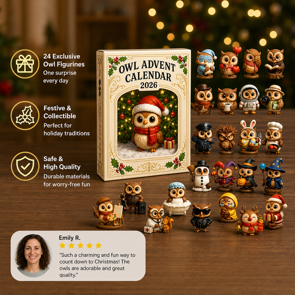 24-Day Owl Advent Calendar