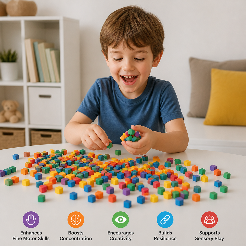 Creative Sensory Sticky Cubes
