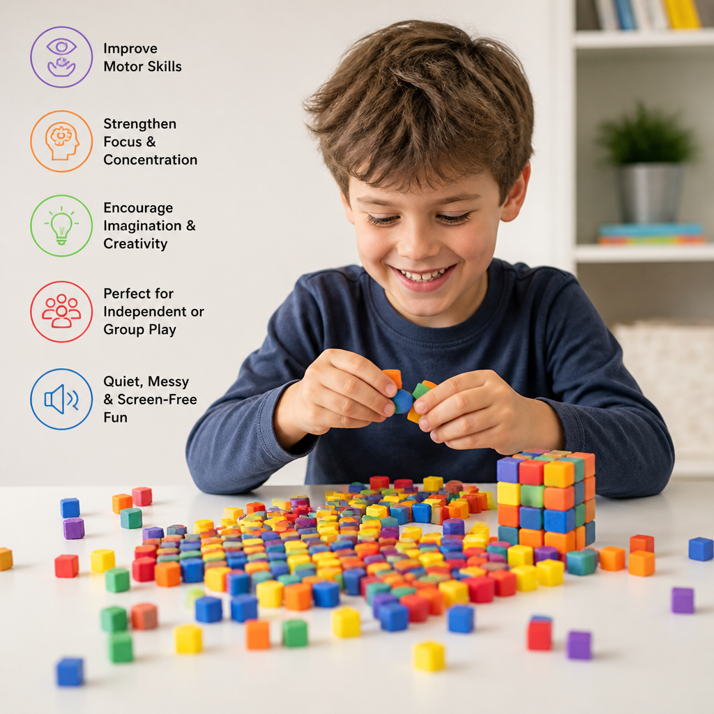 Creative Sensory Sticky Cubes