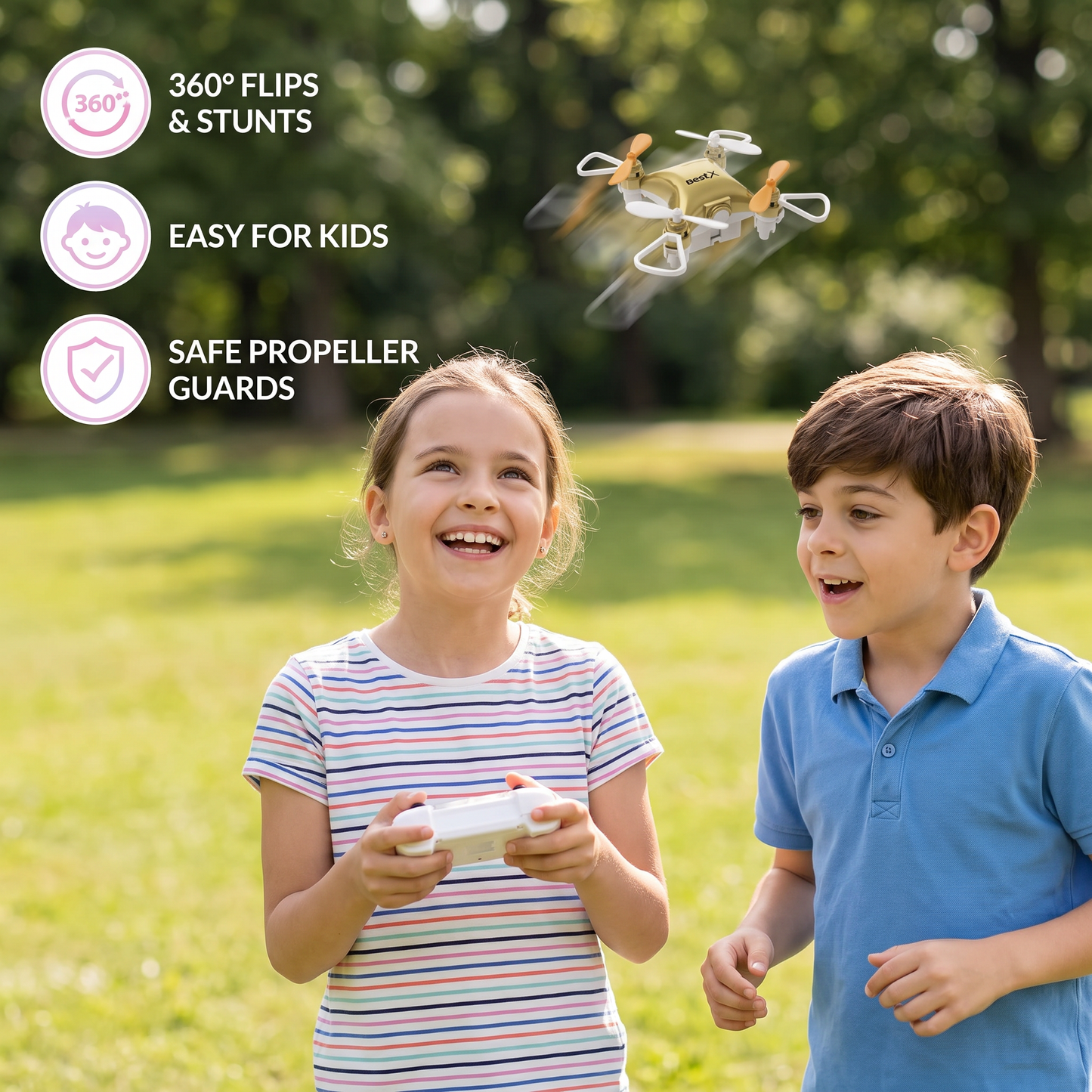 Mini Drone – RC Stunt Flyer for Kids