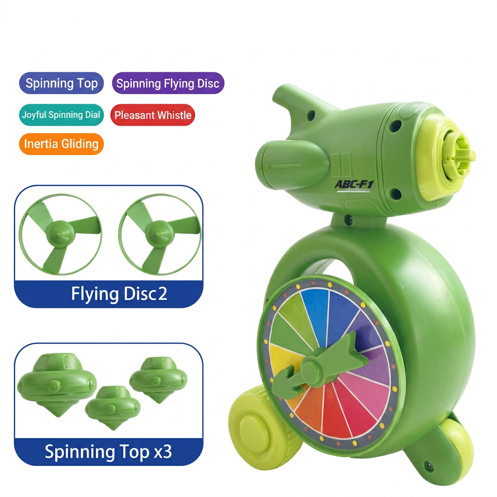 5-in-1 Gyro Educational Toy – Spinning, Balancing & Stacking Skill Game for Kids
