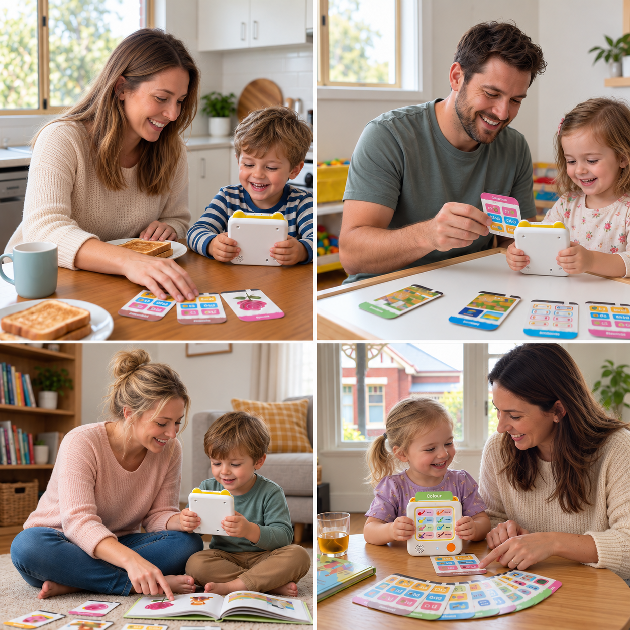 Kids’ Interactive English Flash Card Reader – Educational Learning Toy