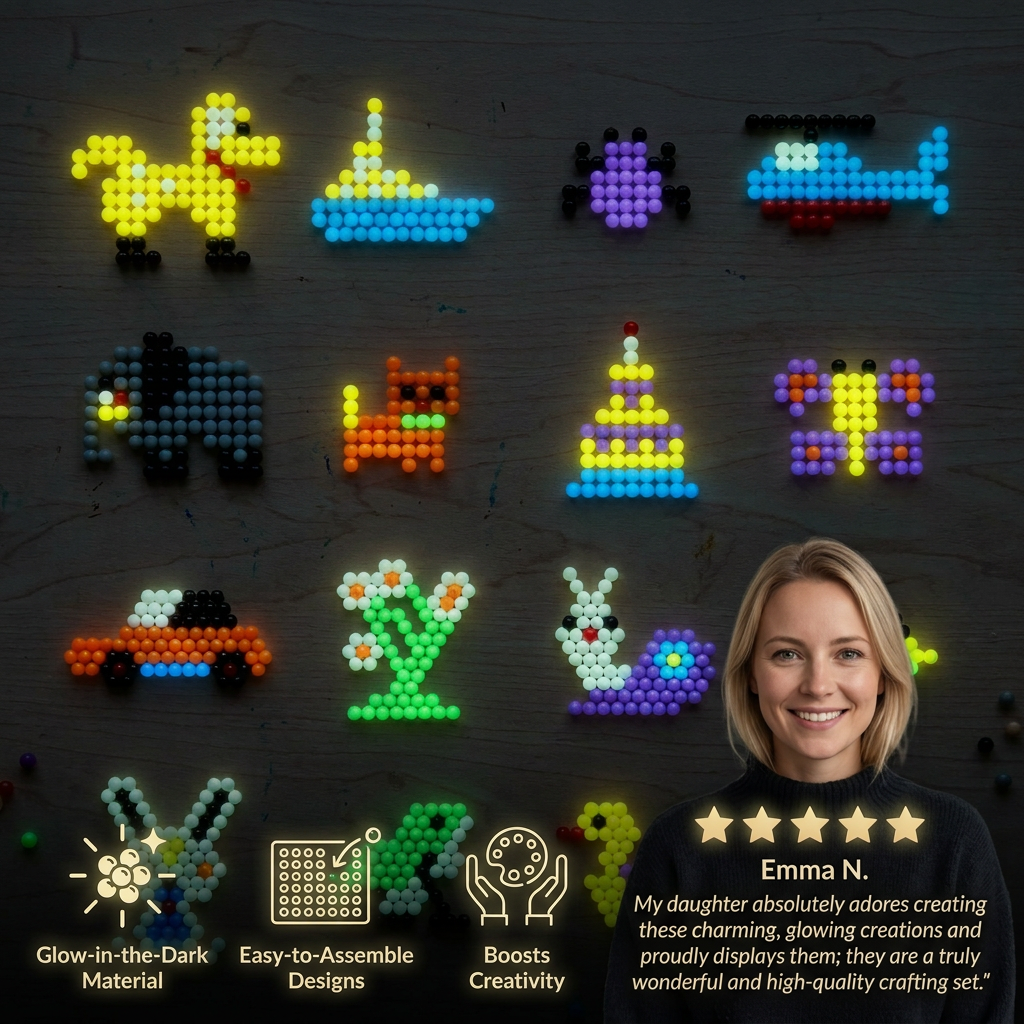 DIY Glow-in-the-Dark Water Bead Craft Kit