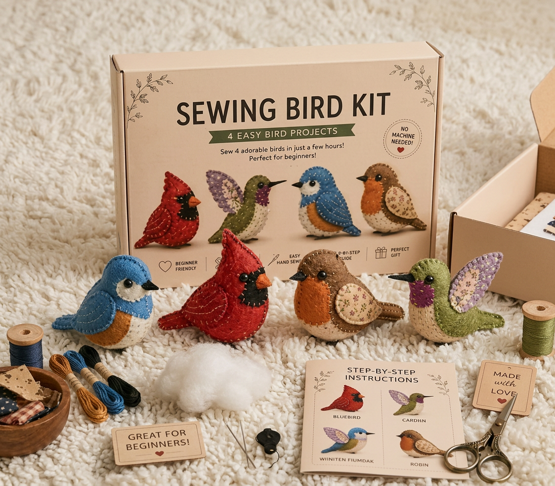 DIY Plush Sewing Kit – Make Your Own Cute Character