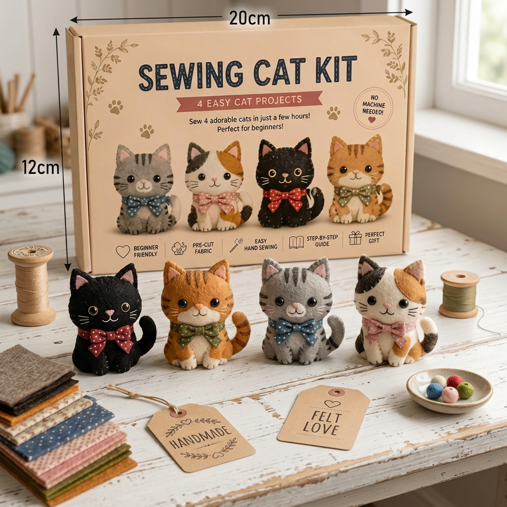 DIY Plush Sewing Kit – Make Your Own Cute Character
