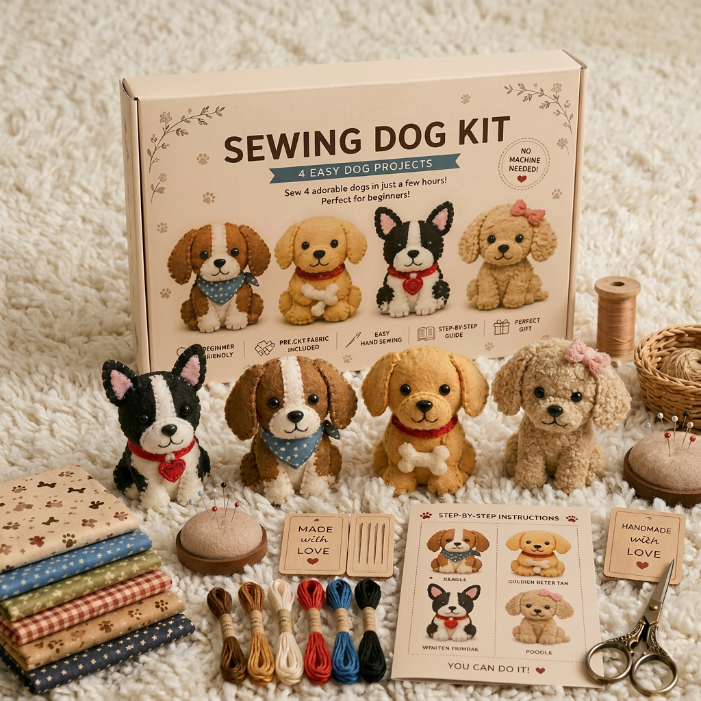 DIY Plush Sewing Kit – Make Your Own Cute Character