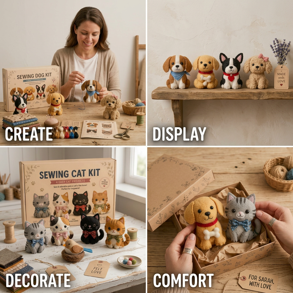DIY Plush Sewing Kit – Make Your Own Cute Character