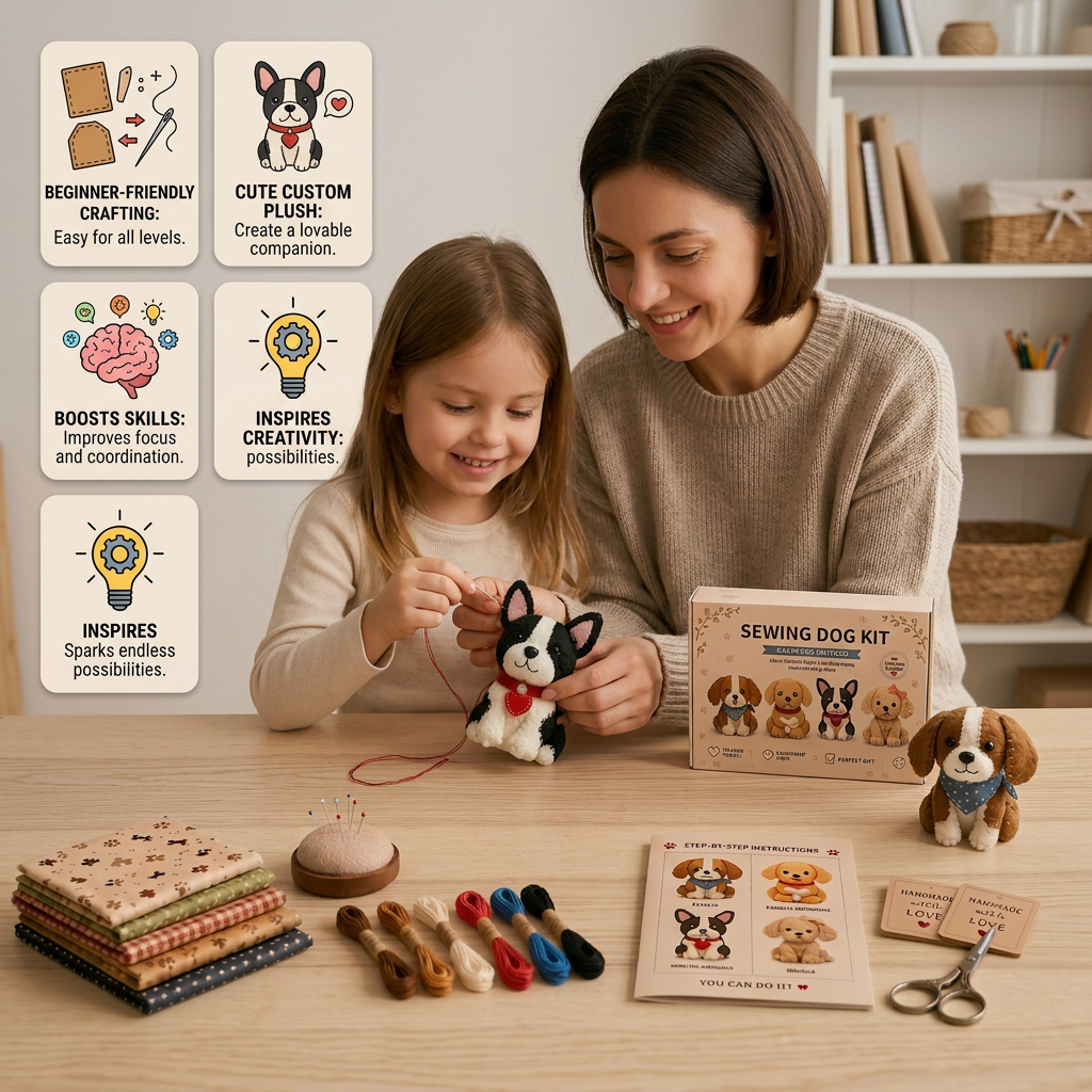 DIY Plush Sewing Kit – Make Your Own Cute Character