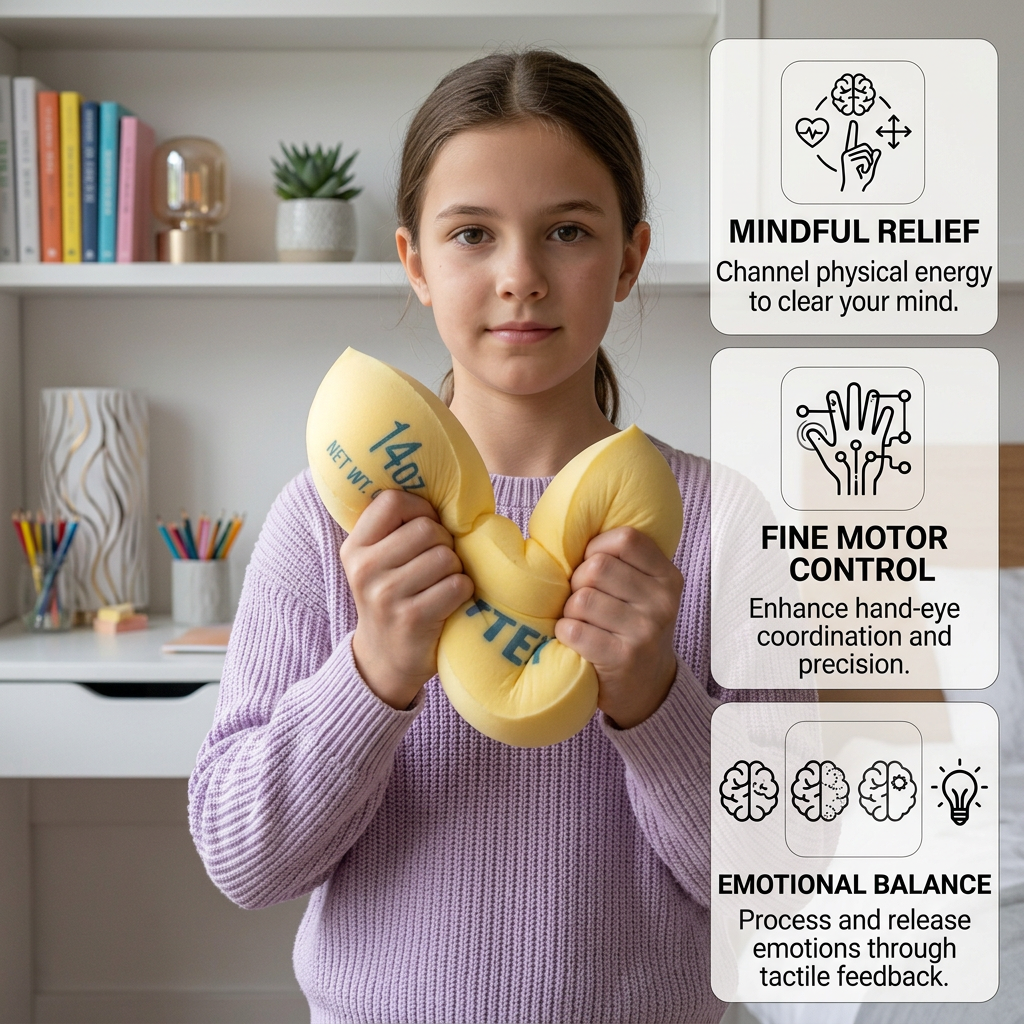 Jumbo Squishy Butter Stick – Slow-Rise Stress Ball & Sensory Fidget Toy