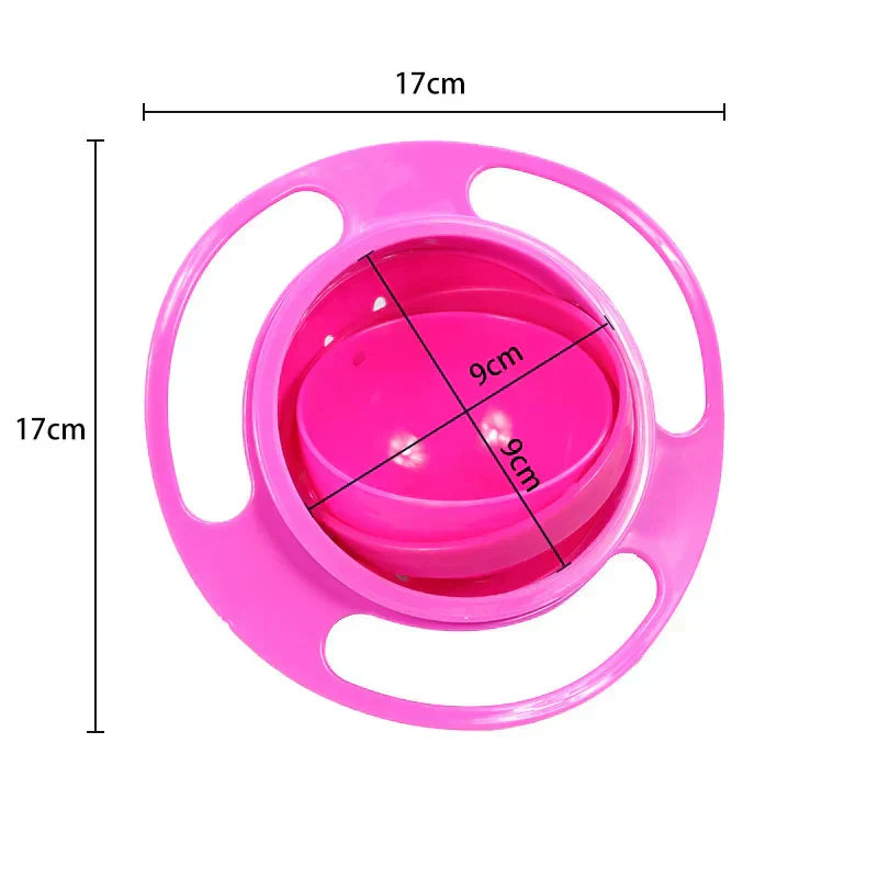 Non-spill baby bowl – eating without spilling