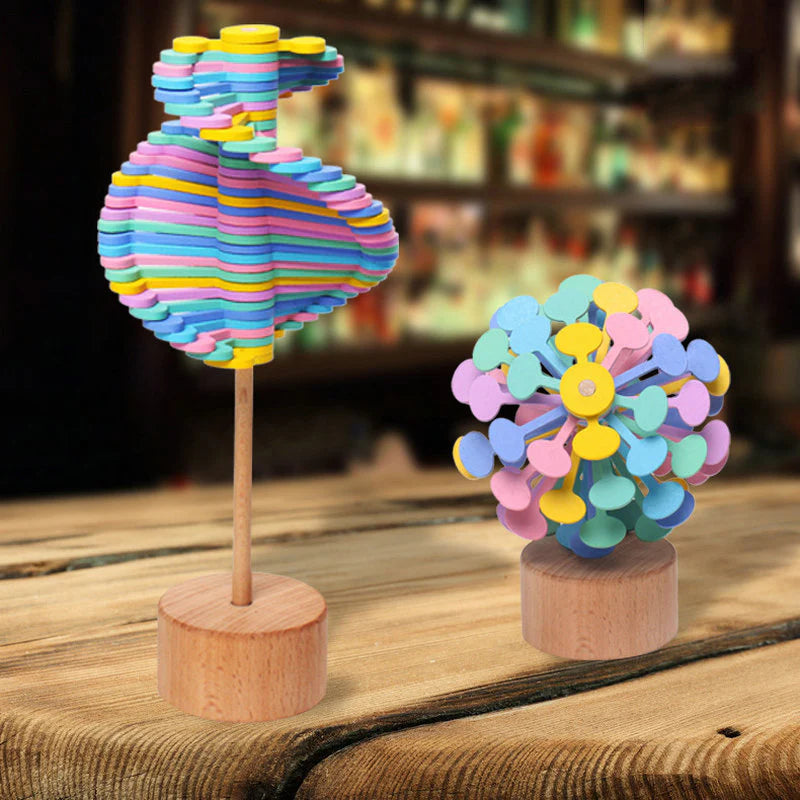 Wooden Spinner Toy - Relaxation and Focus Enhancer