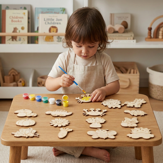 DIY Wooden Paint & Play Craft Kit for Kids