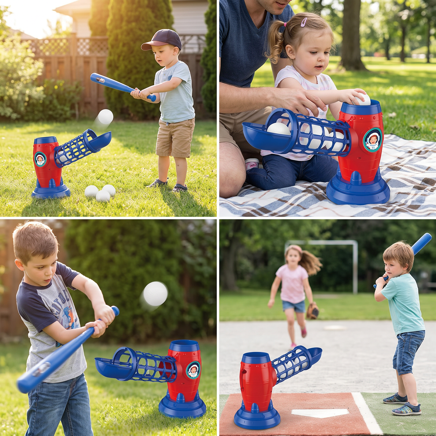 Kids Electronic Baseball Pitching Machine