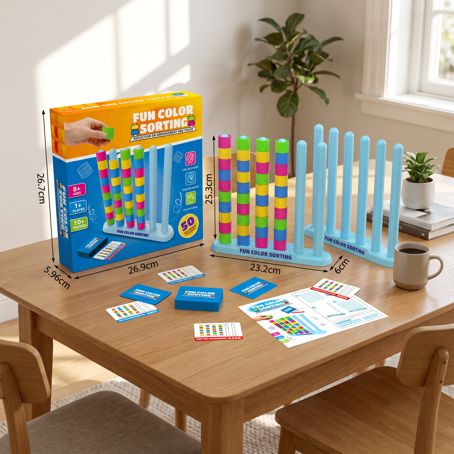 Color Stack Challenge – Fast-Paced Color Matching Party & Family Game