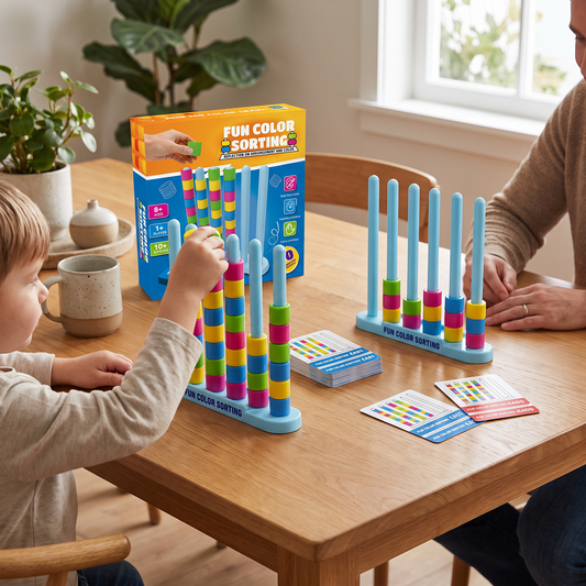 Color Stack Challenge – Fast-Paced Color Matching Party & Family Game