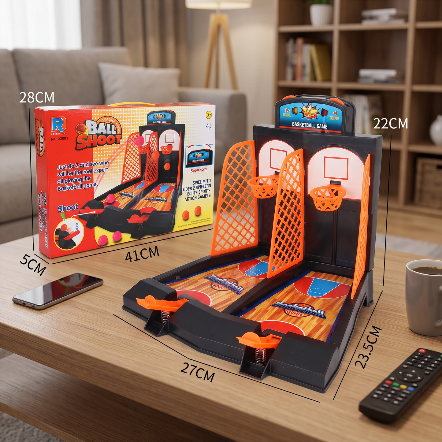 2-Player Basketball Shootout Game