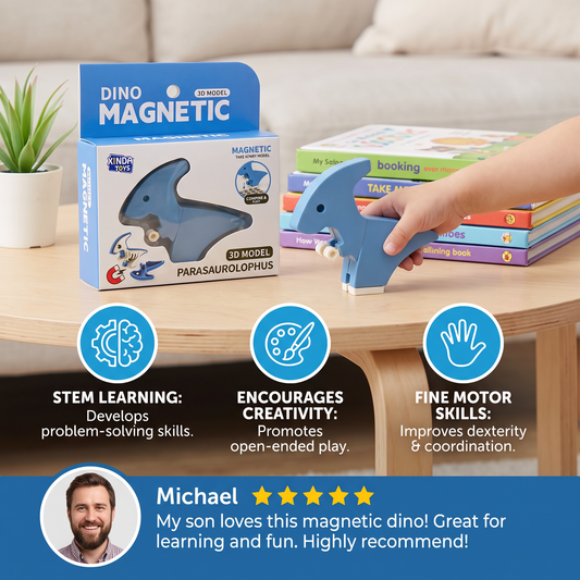 Magnetic Animal Skeleton Builder Set – STEM Take-Apart Learning Toy