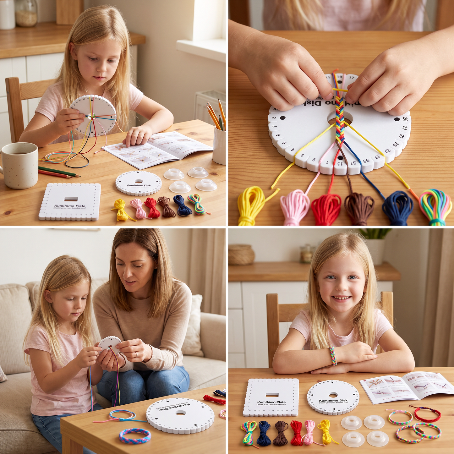 DIY Kumihimo Bracelet Making Kit for Kids