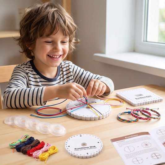 DIY Kumihimo Bracelet Making Kit for Kids