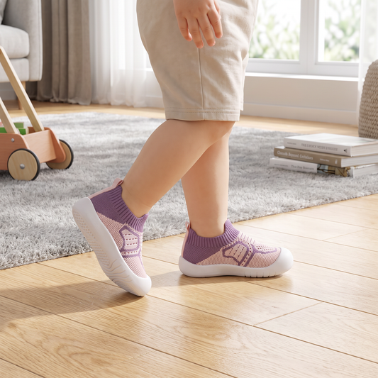 Soft Knit Anti-Slip Baby Sock Shoes for First Steps